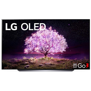 LG OLED 4K UHD, 83'', central stand, black - TV OLED83C11LA.AEU