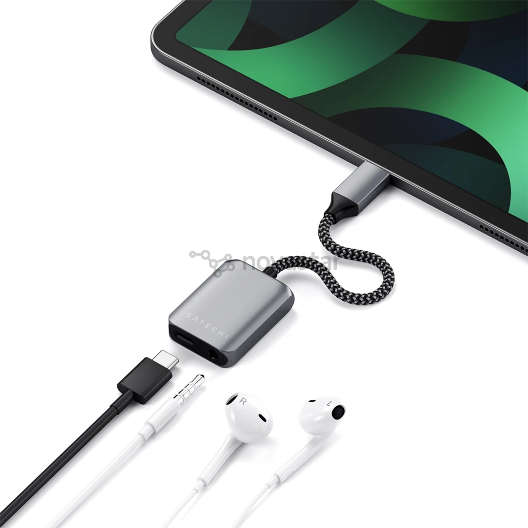 Adapteris Satechi USB-C - 3.5mm/USB-C PD