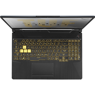 Nešiojamas kompiuteris ASUS TUF Gaming F15/Intel Core i5-10300H/NVIDIA GeForce GTX 1650 4 GB/512 GB SSD; 8 GB RAM/W10H/ENG