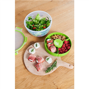 Tefal Masterseal & Go, 2.6 L, clear/green - Salad bowl