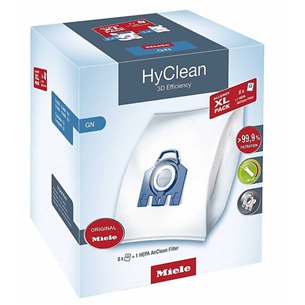 Dulkių siurblių maišeliai Miele Allergy XL pack GN HyClean 3D + HA50, 10632880