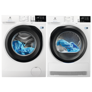 Skalbimo mašina + džiovyklė Electrolux (8 kg / 8 kg) EW6F448WU+EW8H458BN