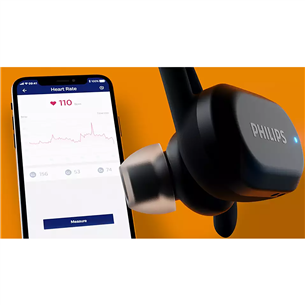 Ausinės Philips TAA7306BK/00, Belaidės, Juodos