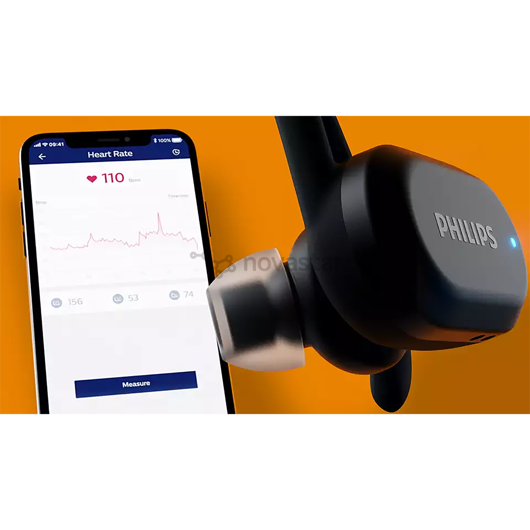 Ausinės Philips TAA7306BK/00, Belaidės, Juodos