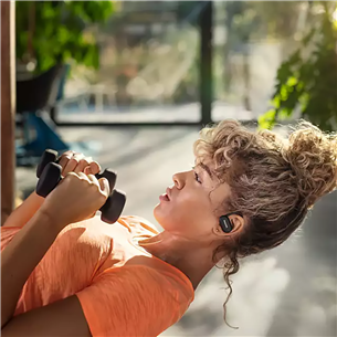 Ausinės Philips TAA7306BK/00, Belaidės, Juodos