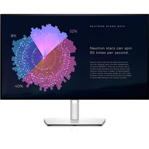 Dell UltraSharp U2722DE, 27'', QHD, LED IPS, USB-C, серебристый - Монитор