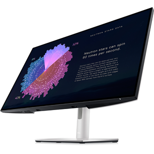 Dell UltraSharp U2722DE, 27'', QHD, LED IPS, USB-C, серебристый - Монитор