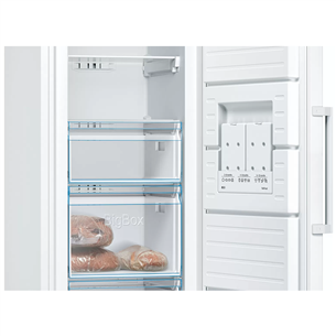 Bosch, NoFrost, 242 L, height 186 cm, white - Freezer