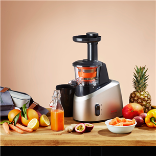 Tefal Infiny Juice, 200 Вт, серебристый - Шнековая соковыжималка