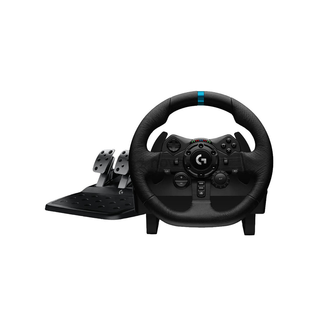 Žaidimų vairas Logitech G923 PC/PS4/PS5 + Driving Force pavarų svirtis