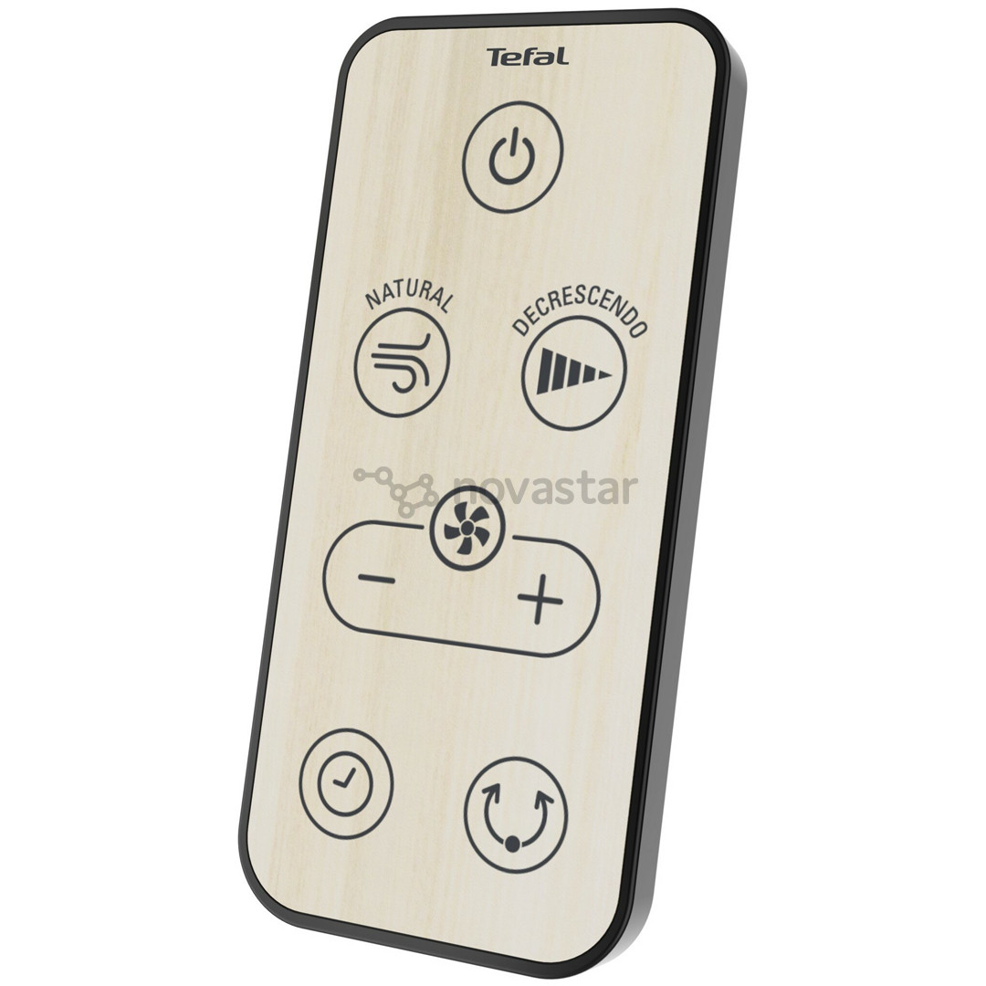 Tefal Turbo Silence Extreme+, juodas/smėlio spalvos - Ventiliatorius