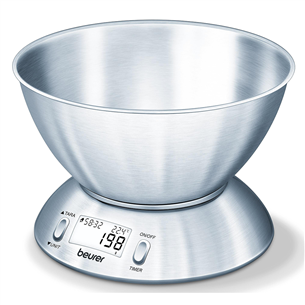 Beurer, up to 5 kg, inox - Kitchen scale KS54