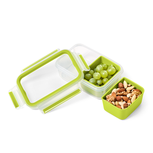 Tefal Masterseal To Go, 1 L, clear/green - Snackbox