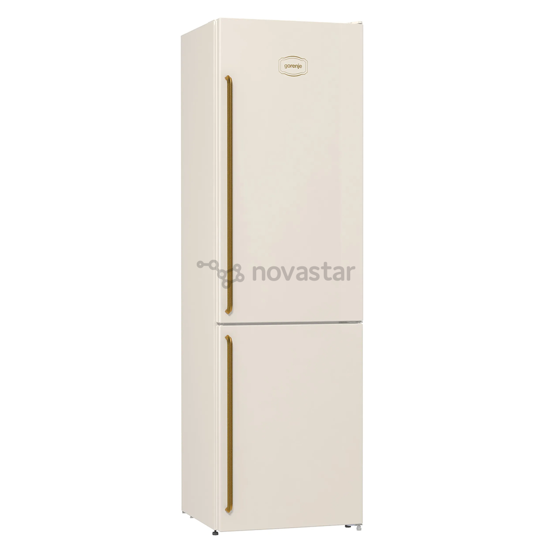 Gorenje, 331 L, height 200 cm, beige - Refrigerator