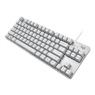Klaviatūra Logitech K835 TKL, SWE, balta laidinė