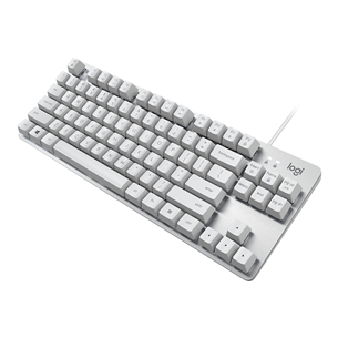 Klaviatūra Logitech K835 TKL, SWE, balta laidinė