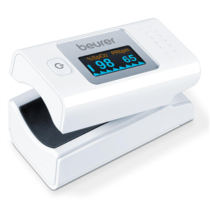 Beurer, white/grey - Pulse oximeter