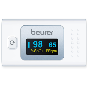 Beurer, white/grey - Pulse oximeter