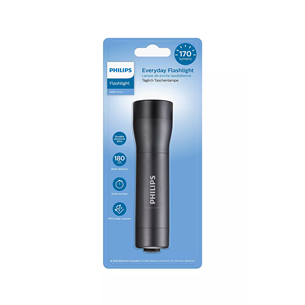 Philips, black - LED flashlight