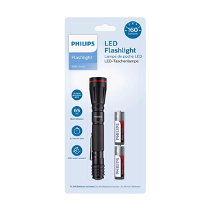 Philips, black - LED flashlight