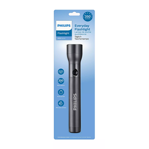 Philips, dark grey - LED flashlight