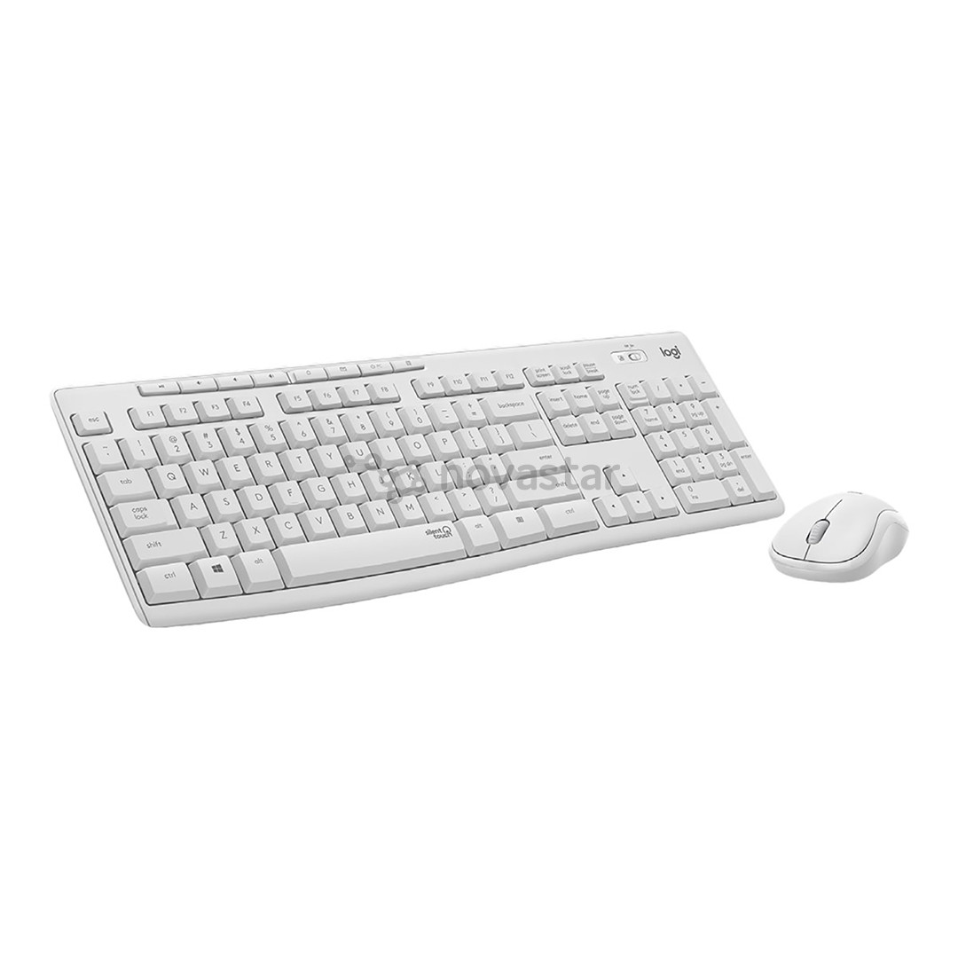 Logitech Slim Combo MK295, US, balta - Klaviatūra ir pelė