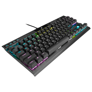 Klaviatūra Corsair K70 TKL RGB CS MX Red, SWE, laidinė