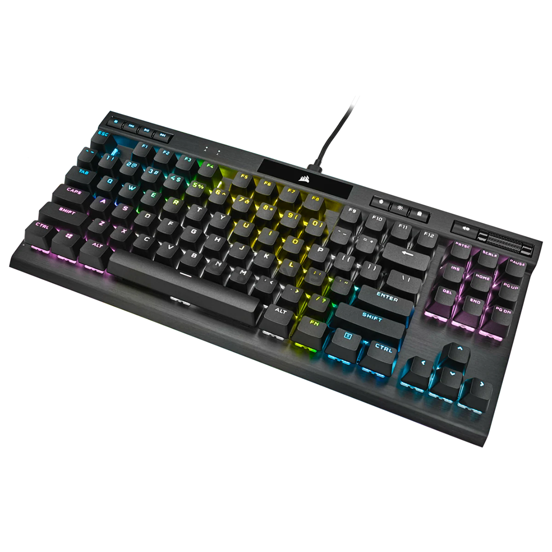Klaviatūra Corsair K70 TKL RGB CS MX Red, SWE, laidinė