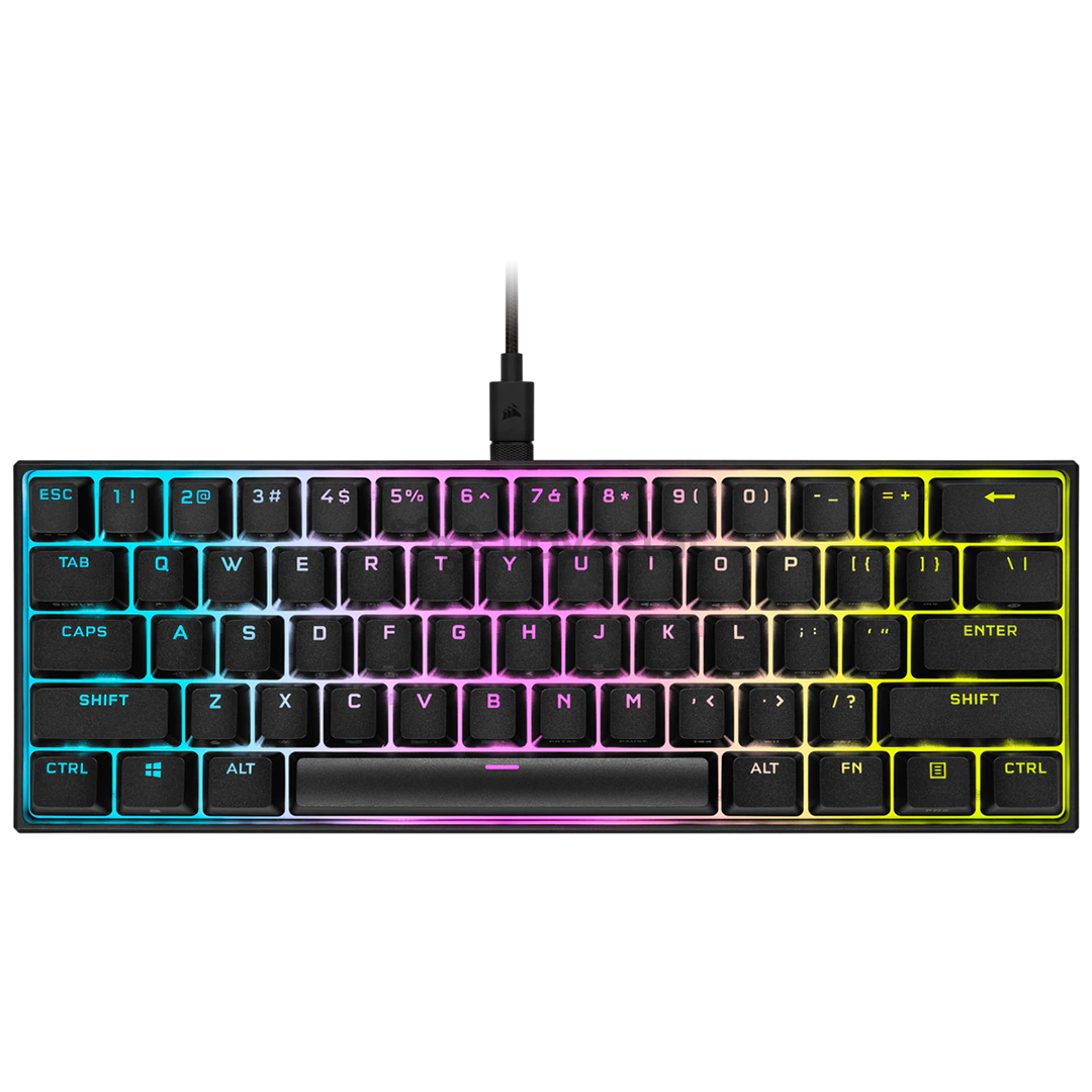Klaviatūra Corsair K65 Mini MX Red, SWE, laidinė