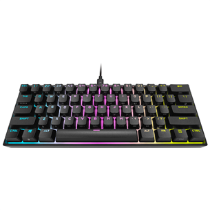 Klaviatūra Corsair K65 Mini MX Red, SWE, laidinė