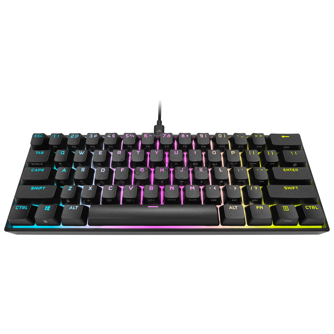 Klaviatūra Corsair K65 Mini MX Red, SWE, laidinė