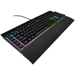Klaviatūra Corsair K55 PRO XT RGB Rubber Dome, SWE, laidinė