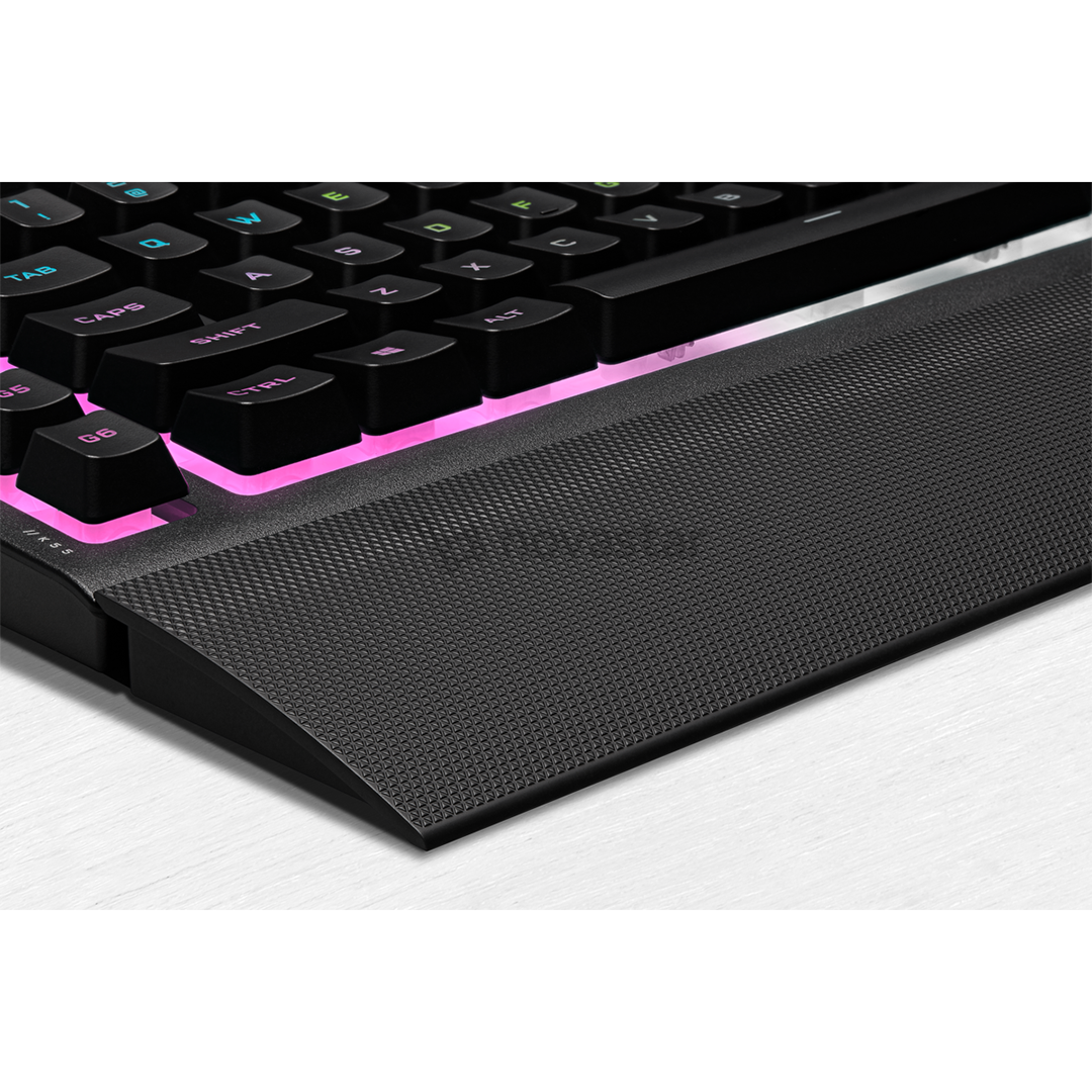 Klaviatūra Corsair K55 PRO XT RGB Rubber Dome, SWE, laidinė