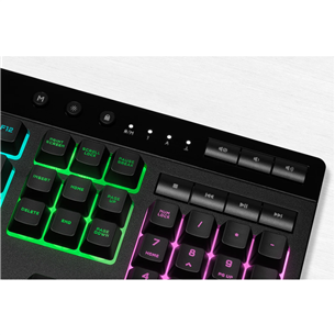 Klaviatūra Corsair K55 PRO, ENG, black