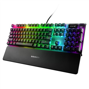 SteelSeries Apex 5 Blue Switch, US, juoda - Klaviatūra