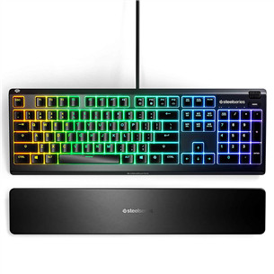 Klaviatūra SteelSeries Apex 3, US, laidinė