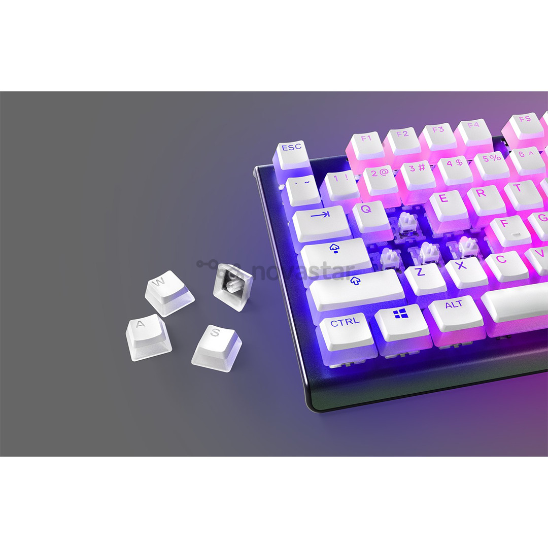 Klaviatūros mygtukai Steelseries PrismCAPS, SWE, White