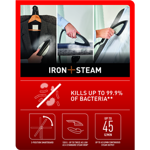 Tefal Ixeo, 2980 W, black - Ironing system