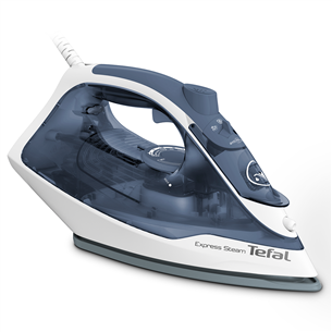 Tefal Express Steam, 2400 W, white/blue - Steam iron FV2837E0