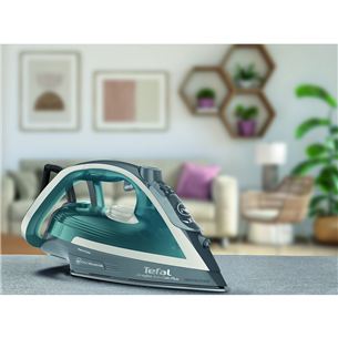 Tefal Ultragliss Plus, 2800 Вт, белый/серый/зеленый - Паровой утюг