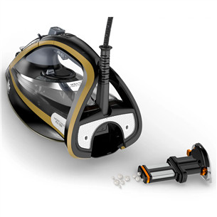 Tefal Ultimate Pure, 3000 W, juodas/aukso spalvos - Garų lygintuvas