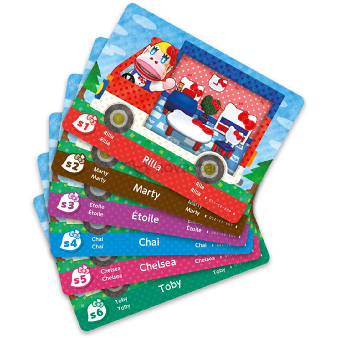 Amiibo kortelės Nintendo Animal Crossing Sanrio Collaboration (6pc)