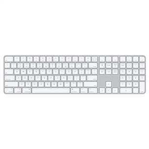 Klaviatūra Apple Magic Keyboard with Touch ID, RUS, Silver MK2C3RS/A