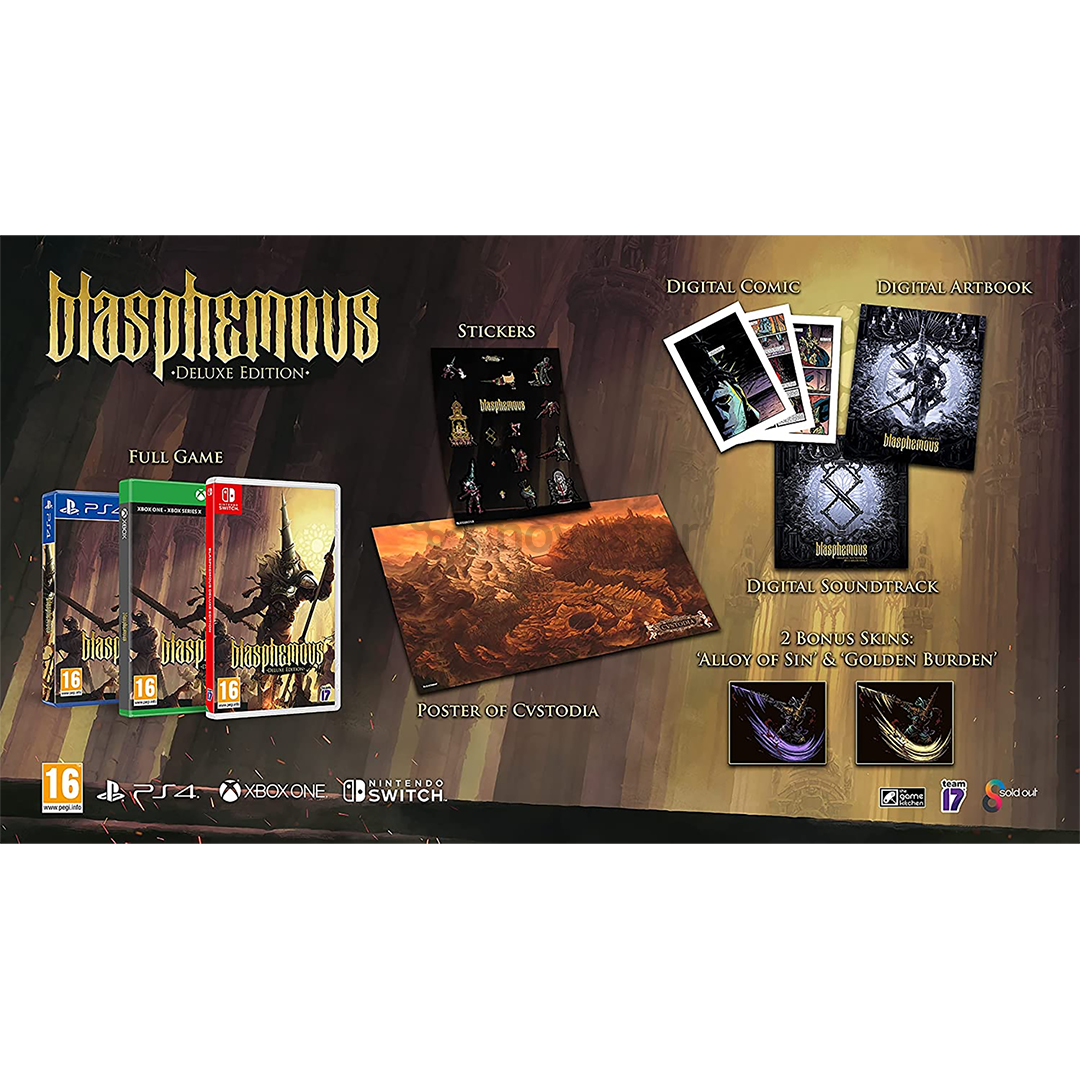 Žaidimas PS4 Blasphemous Deluxe Edition