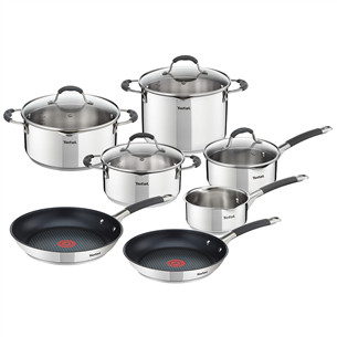 Puodų ir keptuvių rinkinys Tefal Illico 11 dalių, G701SB74