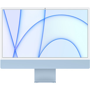 Stacionarus kompiuteris Apple iMac 24'', 2021, RUS, Blue, Z12X001K0