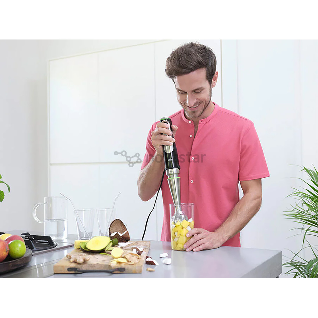 Braun MultiQuick 9 Spice, 1200 W, juodas/nerūdijančio plieno - Trintuvas