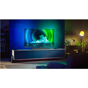 Philips PML9636, 65", 4K UHD, MiniLED, центральная подставка, серый - Телевизор