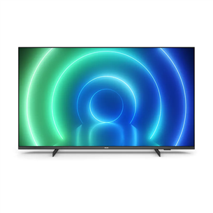 Philips PUS7506, 55", 4K UHD, LED LCD, feet stand, black - TV