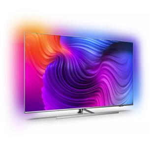 Philips Performance, 4K UHD LED, 65", wide stand, silver - TV